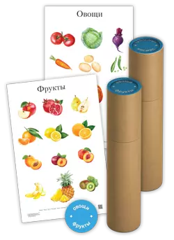 Игрушка серии «Интерьер» Набор развивающих плакатов в тубусах 1