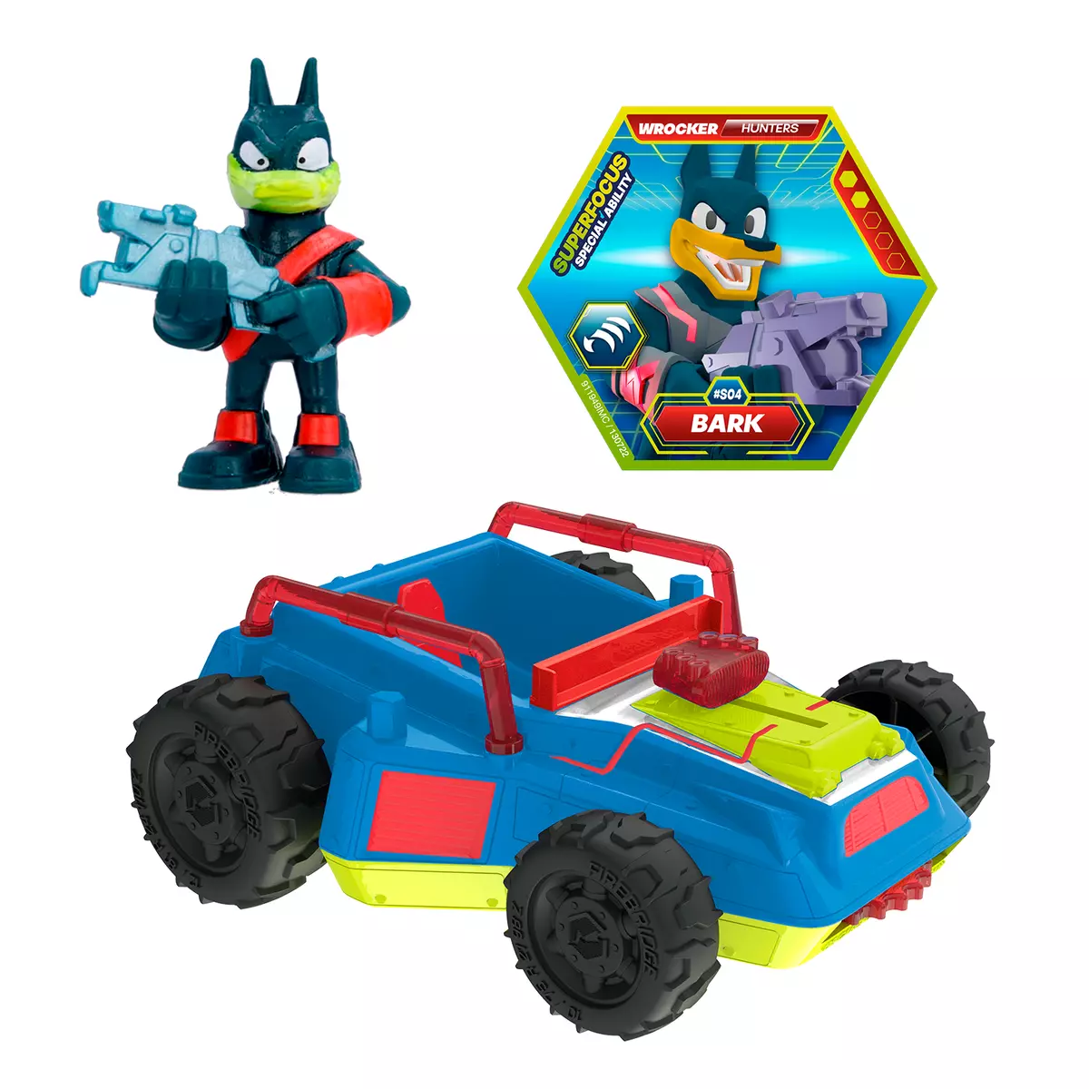Игровой набор, Крушитель синий, Metazells, с фигуркой и игрушкой-машинкой, клан Рокеров 2 Игровой набор, Крушитель синий, Metazells, с фигуркой и игрушкой-машинкой, клан Рокеров 2