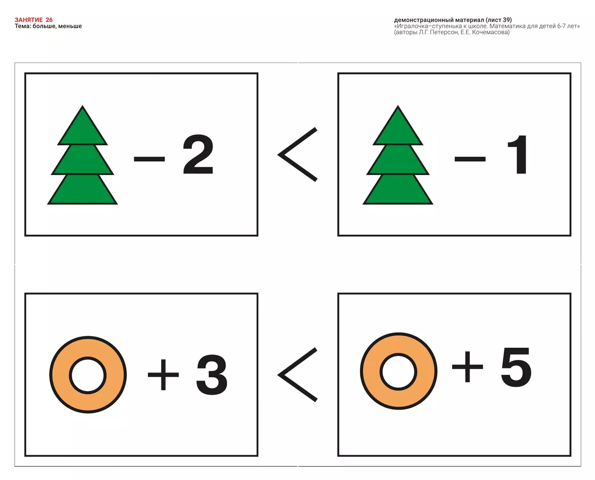 Игровой развивающий набор серии «Игралочка - ступенька к школе. Математика для детей 6-7 лет. Ступень 4 (2)» на магнитной основе 32