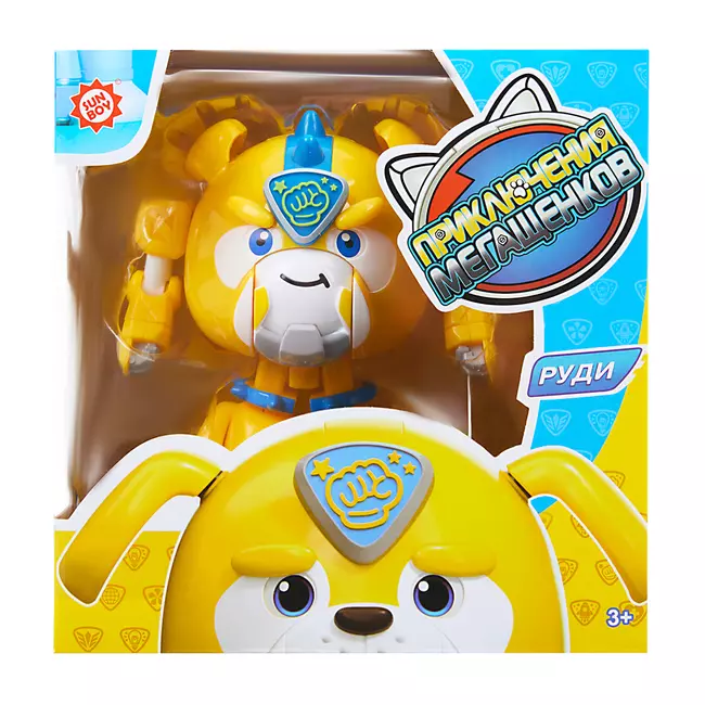 Игрушка трансформер стандарт,Приключения мегащенков, Руди 16
