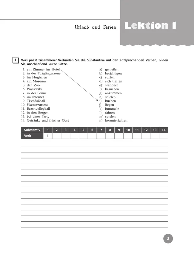 Немецкий язык. Рабочая тетрадь. 10 класс 1