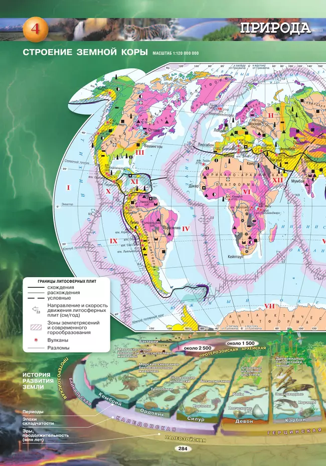 География. Земля и люди. 7 класс. Атлас 3 География. Земля и люди. 7 класс. Атлас 3