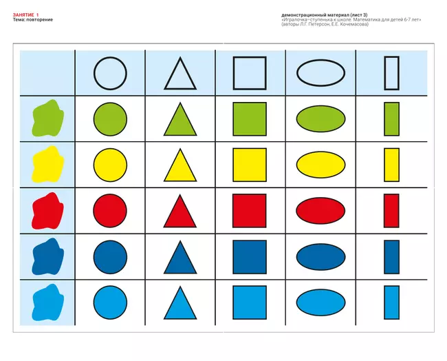 Игровой развивающий набор серии «Игралочка - ступенька к школе. Математика для детей 6-7 лет. Ступень 4 (1)» на магнитной основе 30
