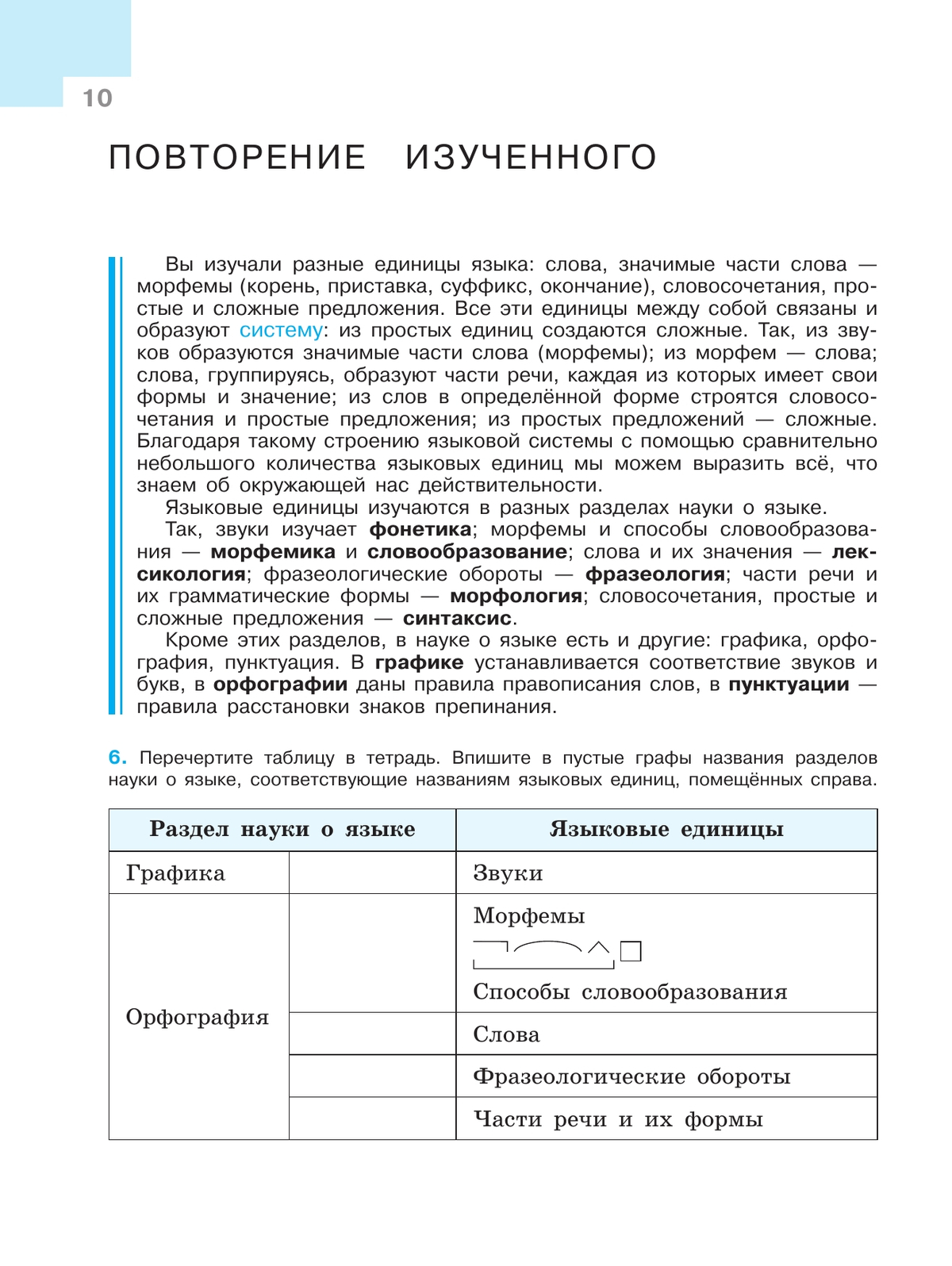 Русский язык. 8 класс. Учебник 6