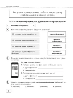 Информатика. 7 класс. Проверочные работы (для обучающихся с интеллектуальными нарушениями) 25
