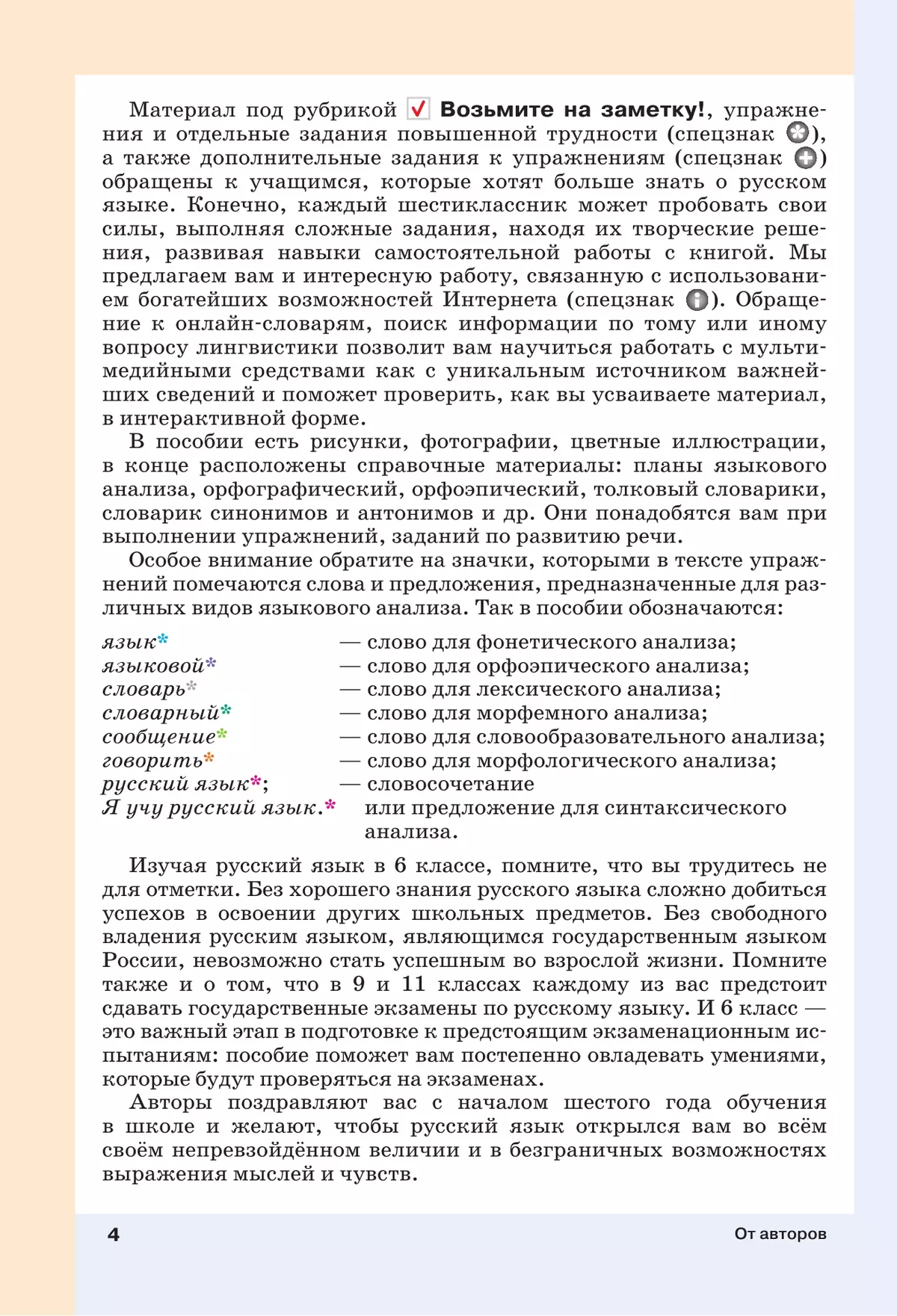 Русский язык. 6 класс. В 2 ч. Часть 1. Учебное пособие 5