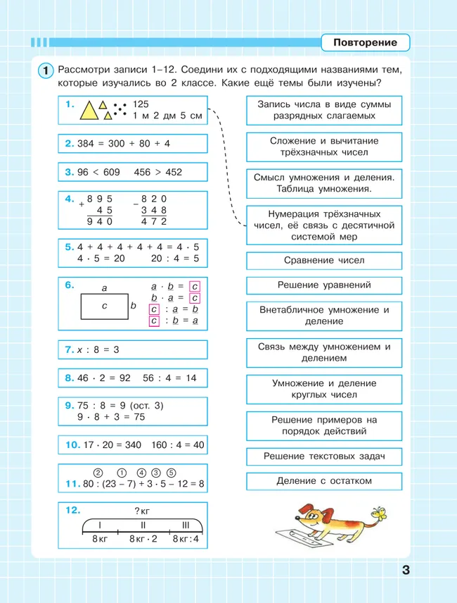 Математика. 3 класс. Рабочая тетрадь к учебнику углублённого уровня. В 3 частях. Часть 1 15 Математика. 3 класс. Рабочая тетрадь к учебнику углублённого уровня. В 3 частях. Часть 1 15