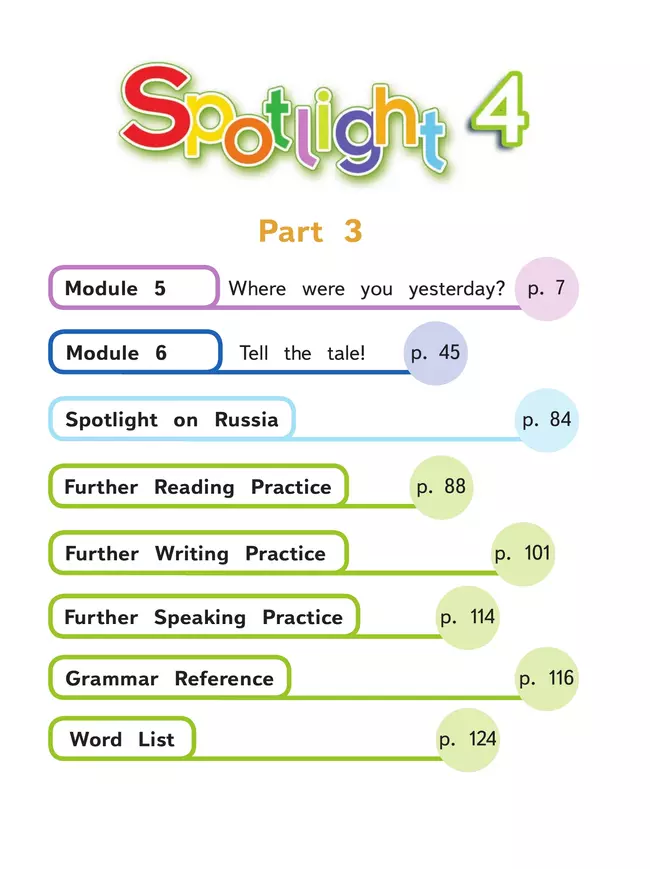 Английский язык. 4 класс. В 4-х ч. Ч.3 (версия для слабовидящих) 10