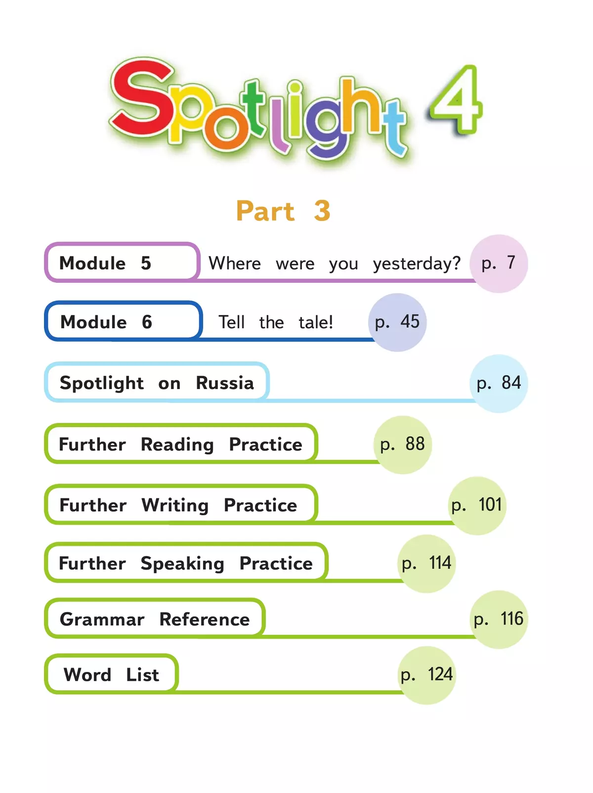 Английский язык. 4 класс. В 4-х ч. Ч.3 (версия для слабовидящих) 10