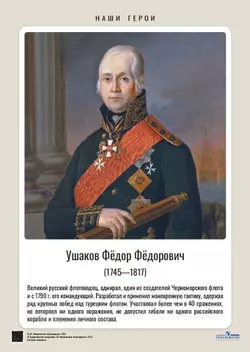 Наши герои. Дореволюционная Россия. Учебно-наглядное пособие  для 5-11 классов. Комплект плакатов (24 шт.) и методическое пособие 17