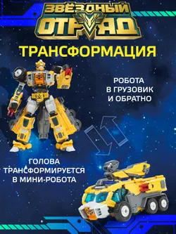 Игрушка Робот-Трансформер стандарт, Звездный отряд, Ультра-Громобой 28