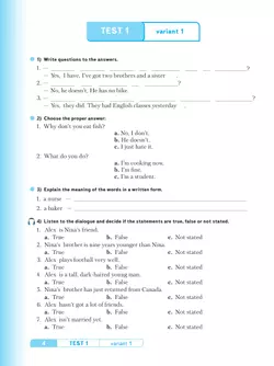 Английский язык. Контрольные задания. 5 класс 38