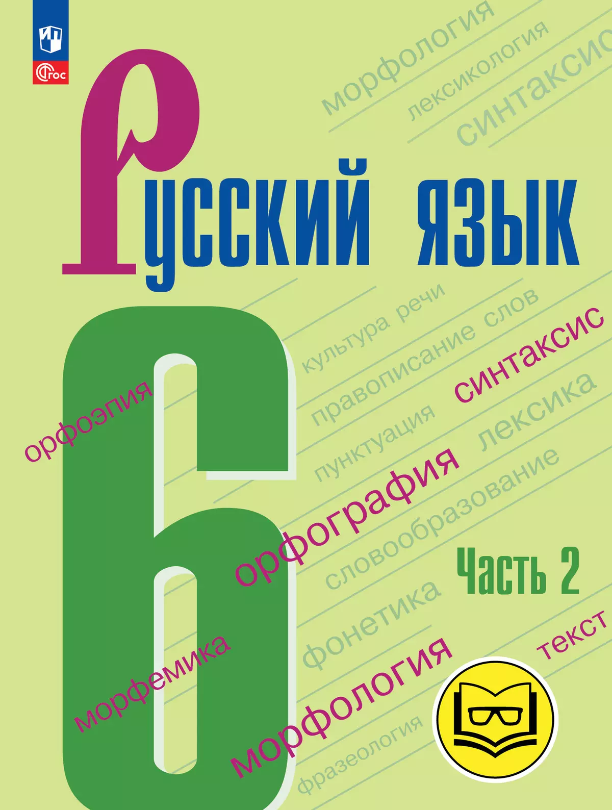 Русский язык. 6 класс. Учебное пособие. В 5 ч. Часть 2 (для слабовидящих обучающихся) 1