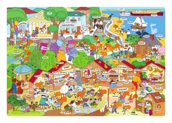 ВиммельБуквы. Нейроазбука. Карточки-виммельбухи. Демонстрационный материал 18