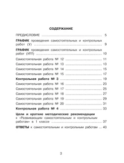 Развивающие самостоятельные и контрольные работы. 1 класс. В 3 частях. Часть 2. Углублённый уровень 38