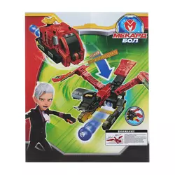 Игрушка-трансформер Mecard ball (Мекардбол) стандарт, Огнеящер 15