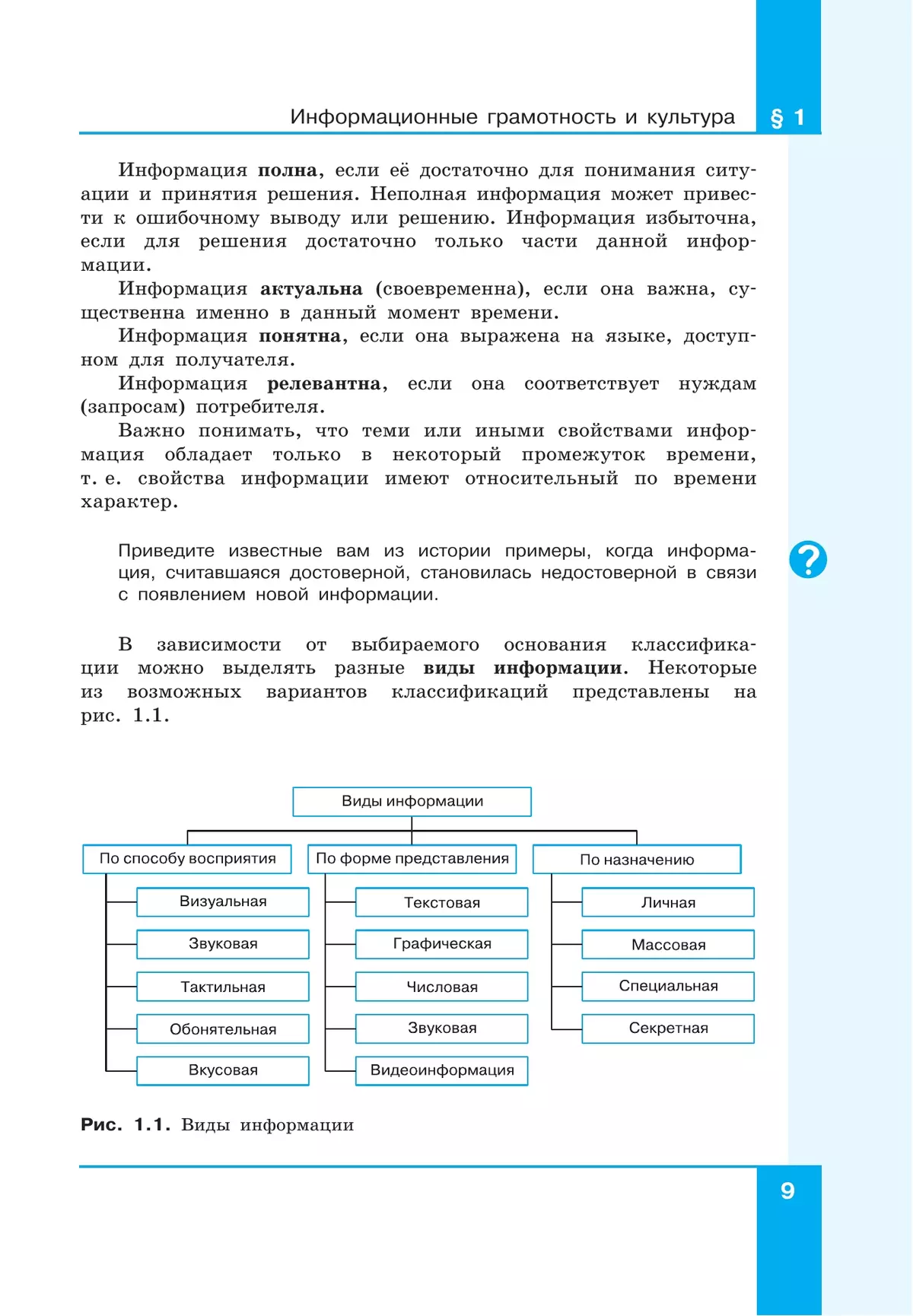 Информатика. В 2 ч. Ч. 1. Базовый уровень. Учебное пособие для СПО 9