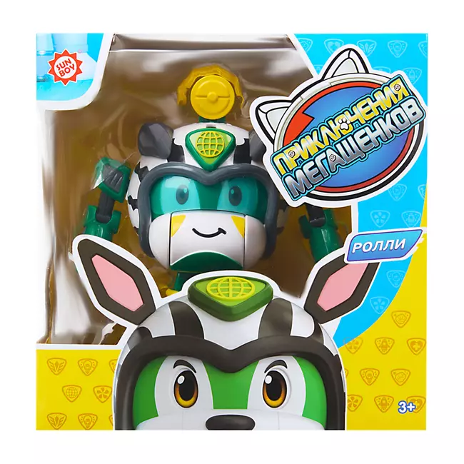 Игрушка трансформер стандарт Приключения мегащенков, Ролли 4