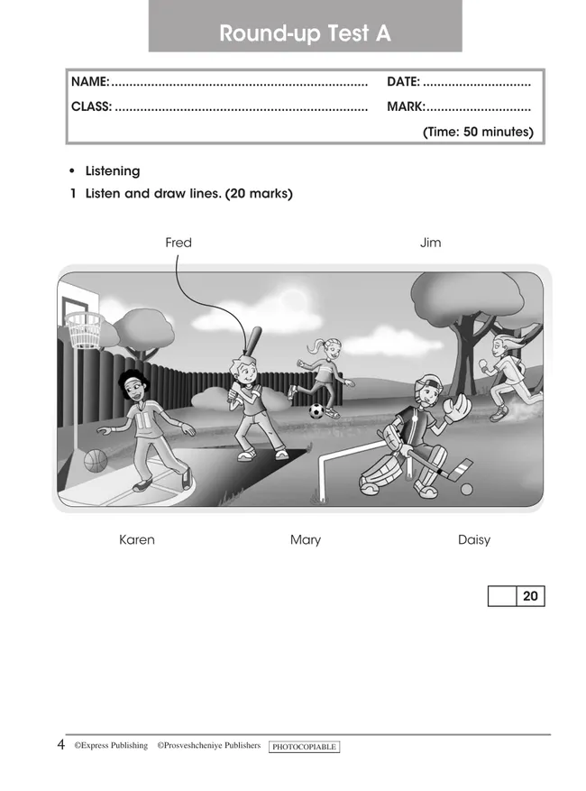 Английский язык. Контрольные задания. 4 класс 23 Английский язык. Контрольные задания. 4 класс 23