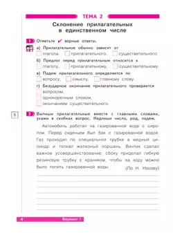 Русский язык. 4 класс. Тетрадь проверочных работ. Что я знаю. Что умею. В 2 частях. Часть 2 14