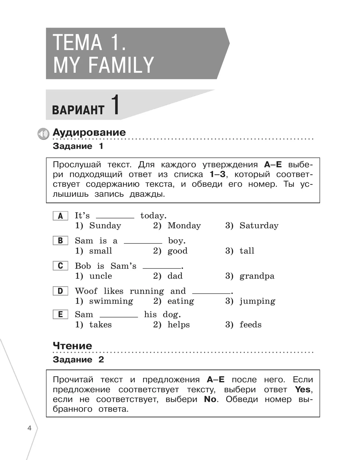 Английский язык. Диагностика планируемых результатов. 4 класс 24