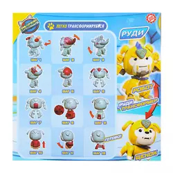 Игрушка трансформер стандарт,Приключения мегащенков, Руди 7