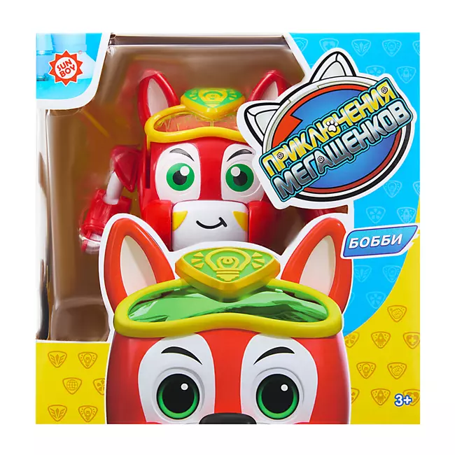 Игрушка трансформер стандарт, Приключения мегащенков, Бобби 16