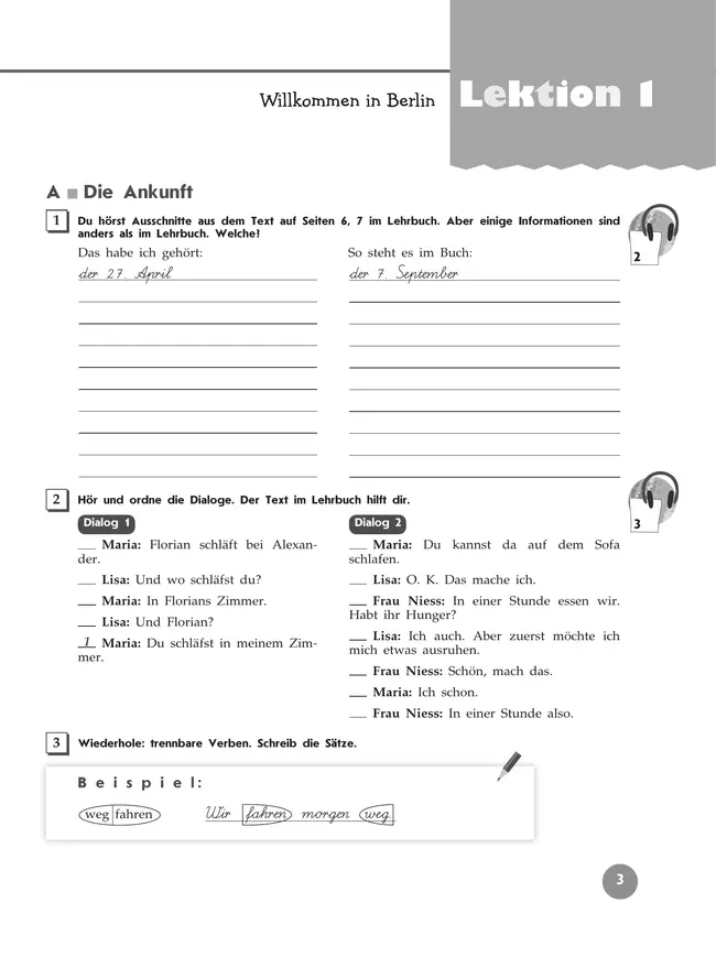 Немецкий язык. Рабочая тетрадь. 9 класс 18 Немецкий язык. Рабочая тетрадь. 9 класс 18