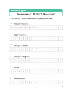 Китайский язык. Второй иностранный язык. Прописи. 5 класс 11