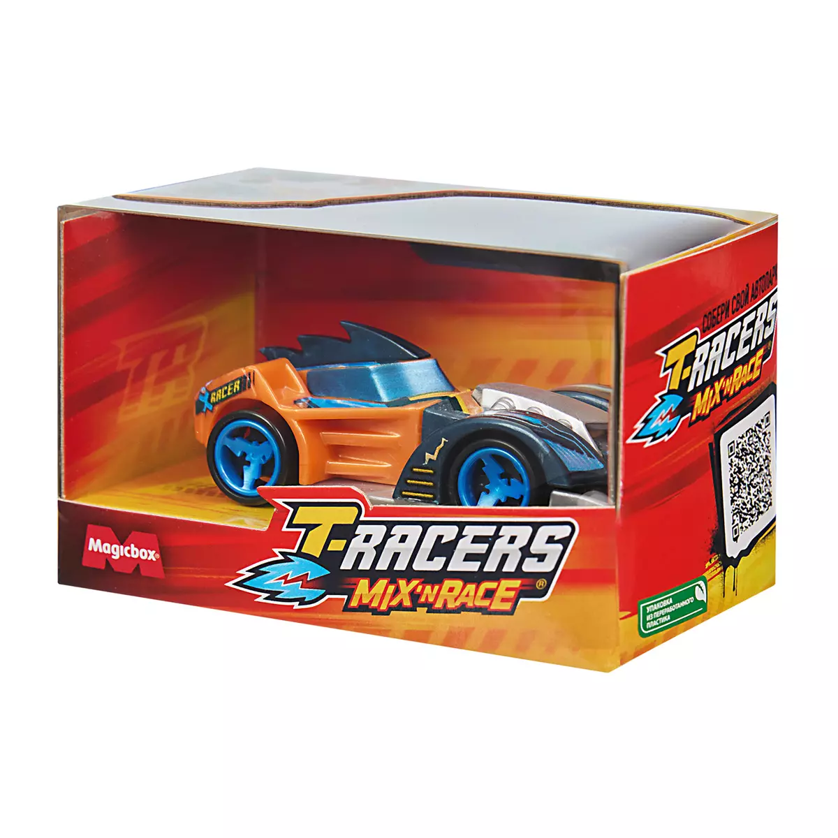 Машинка разборная T-RACERS MIX 'N RACE, в коробке с прозрачным окном, Х-рейсер 21