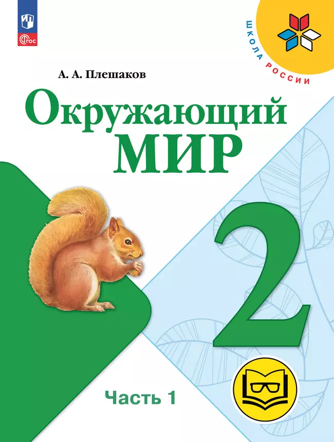 Окружающий мир. 2 класс. Учебное пособие. В 4 ч. Часть 1 (для слабовидящих обучающихся) 1