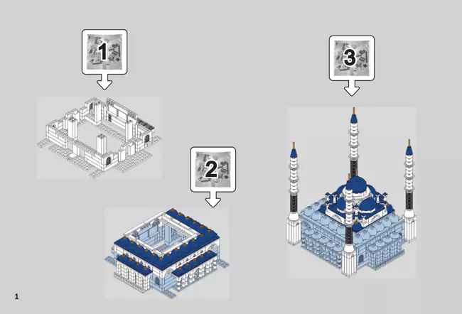 СОБЕРИ здание мечети "Сердце Чечни", Грозный. Конструктор 3 СОБЕРИ здание мечети "Сердце Чечни", Грозный. Конструктор 3