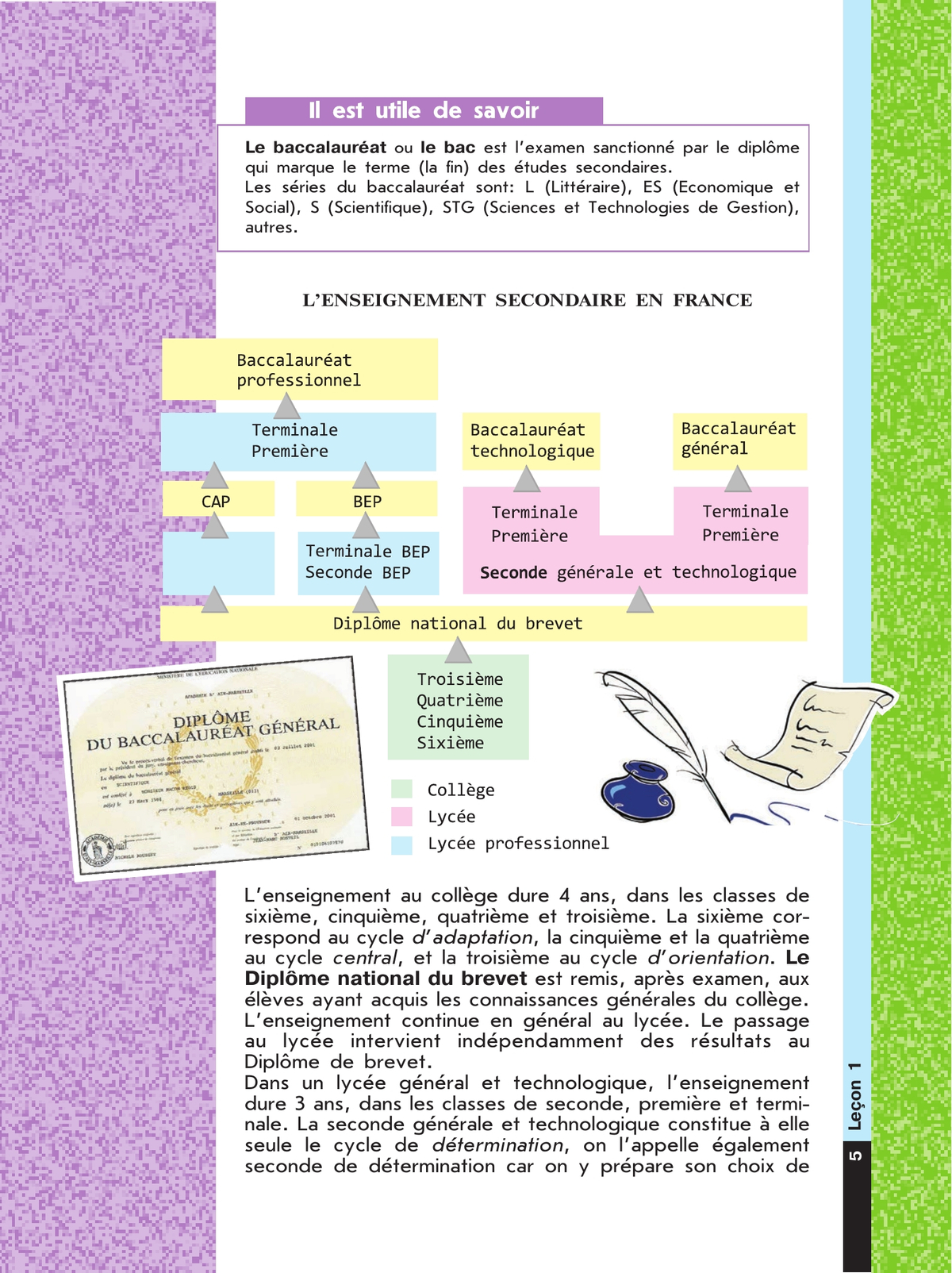 Французский язык. 9 класс. Учебник 7