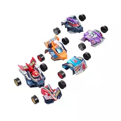 Игровой набор из 3 машинок разборных T-RACERS MIX 'N RACE со сменными деталями, в блистере №4 19