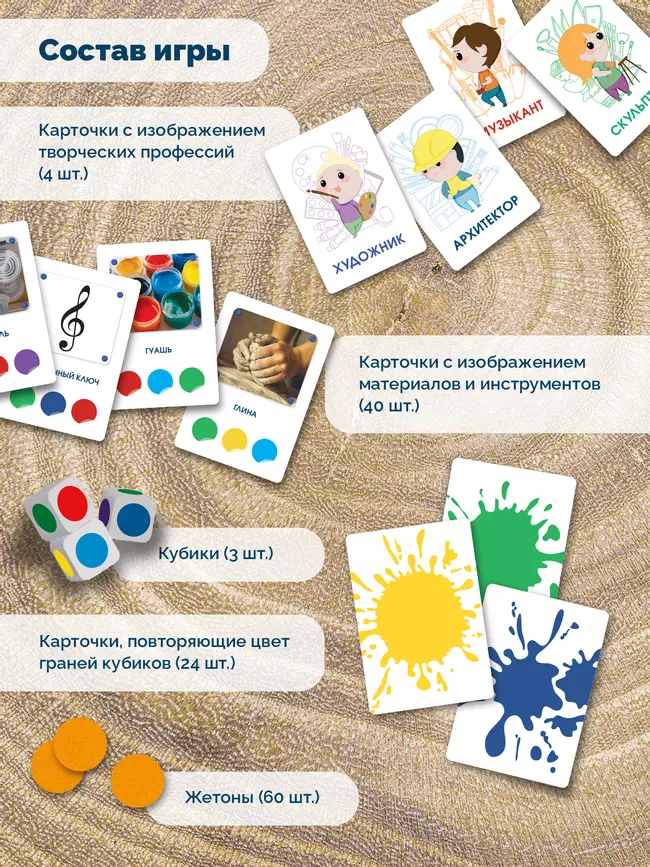АРТ-профессии. Настольная игра 8 АРТ-профессии. Настольная игра 8