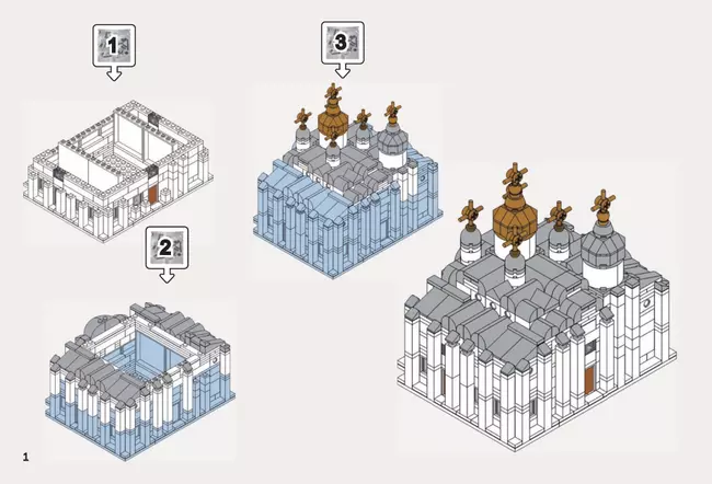 СОБЕРИ здание собора Святой Софии, Великий Новгород. Конструктор 4 СОБЕРИ здание собора Святой Софии, Великий Новгород. Конструктор 4