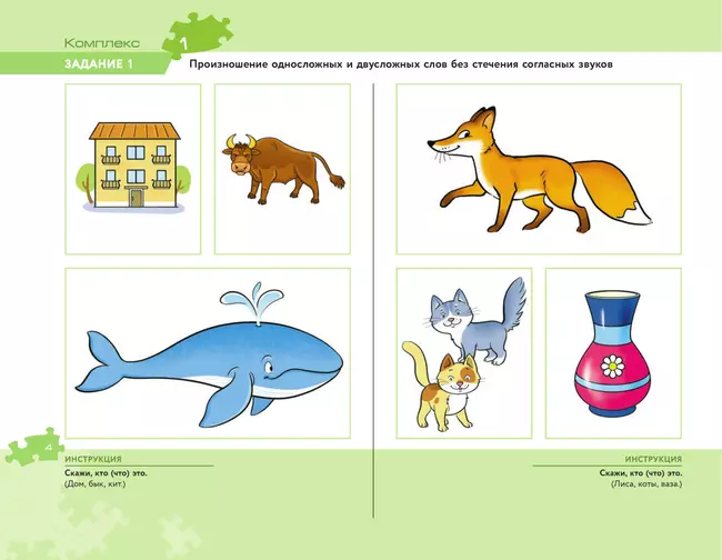 Оценка и формирование слоговой структуры слова у дошкольников. Комплект 24