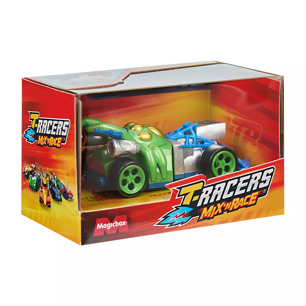 Машинка разборная T-RACERS MIX 'N RACE, в коробке с прозрачным окном, Спайдеркар 19