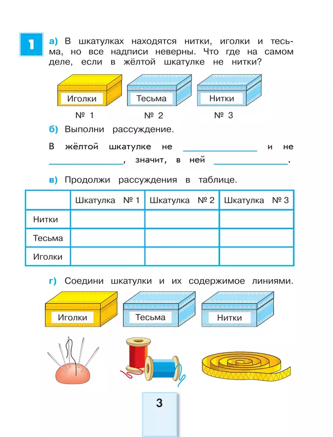 Учимся решать логические задачи. 3 класс 21