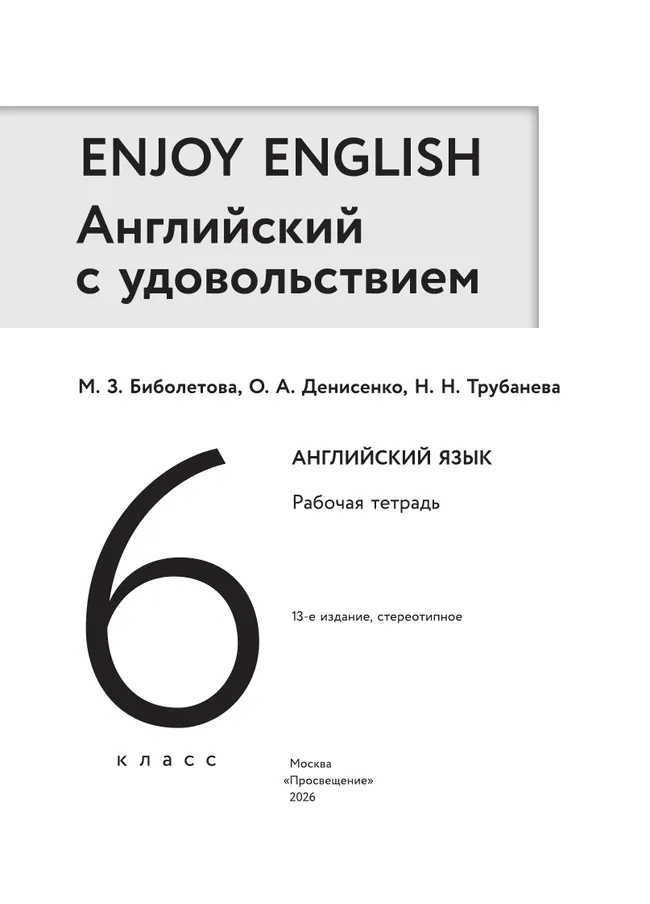 Английский язык. Рабочая тетрадь. 6 класс 19