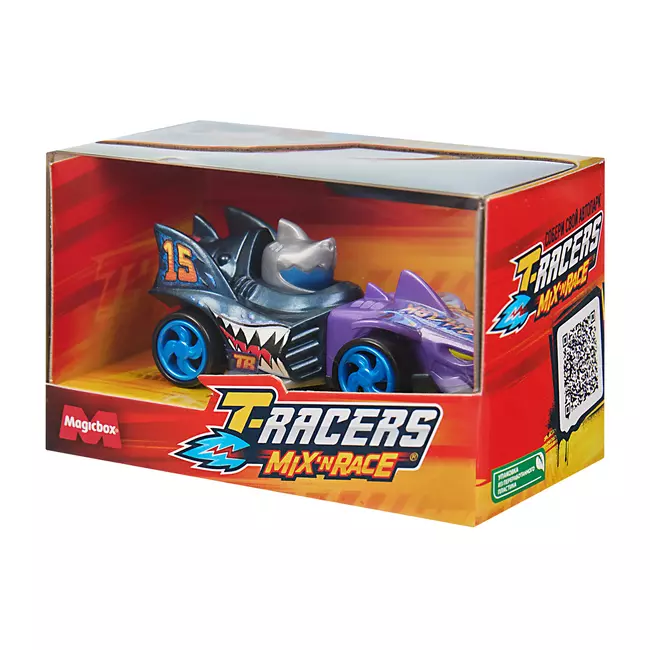 Машинка разборная T-RACERS MIX 'N RACE со сменными деталями, в коробке с прозрачным окном, Бешеная акула 17 Машинка разборная T-RACERS MIX 'N RACE со сменными деталями, в коробке с прозрачным окном, Бешеная акула 17