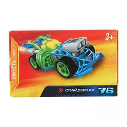 Машинка разборная T-RACERS MIX 'N RACE, в коробке с прозрачным окном, Спайдеркар 11