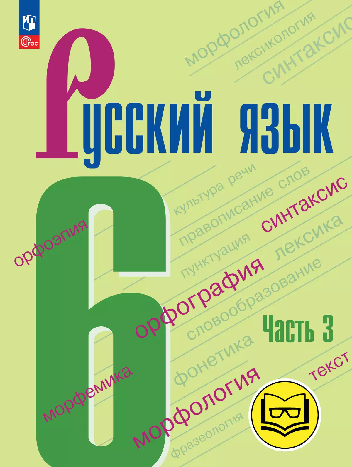 Русский язык. 6 класс. Учебное пособие. В 5 ч. Часть 3 (для слабовидящих обучающихся) 1