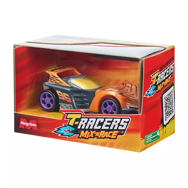 Машинка разборная T-RACERS MIX 'N RACE, в коробке с прозрачным окном, Мэд тайгер 15 Машинка разборная T-RACERS MIX 'N RACE, в коробке с прозрачным окном, Мэд тайгер 15