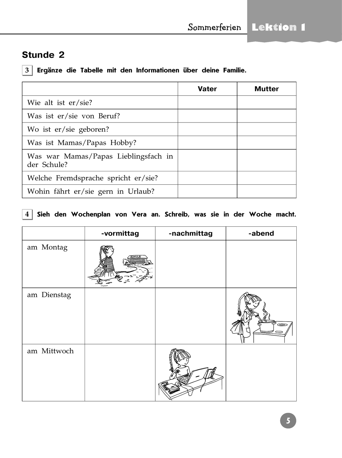 Немецкий язык. Рабочая тетрадь. 7 класс 2