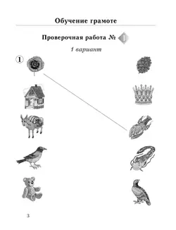 Обучение грамоте. Русский язык. 1 класс. Тетрадь для проверочных работ 13