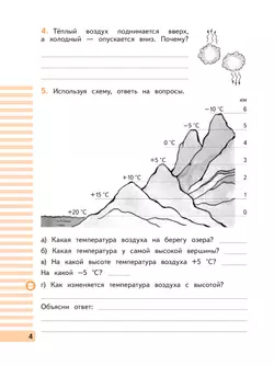 Окружающий мир. 4 класс. Рабочая тетрадь. В 2 частях. Часть 1 2