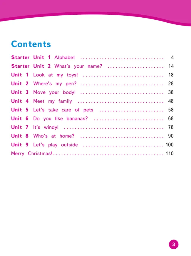 Английский язык. Pre-Starter. Рабочая тетрадь 3