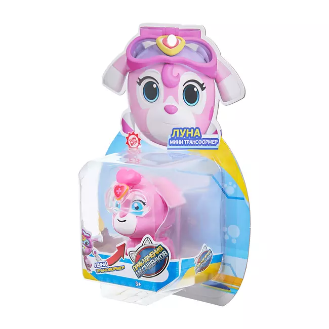 Игрушка мини трансформер Приключения мегащенков, Луна 7
