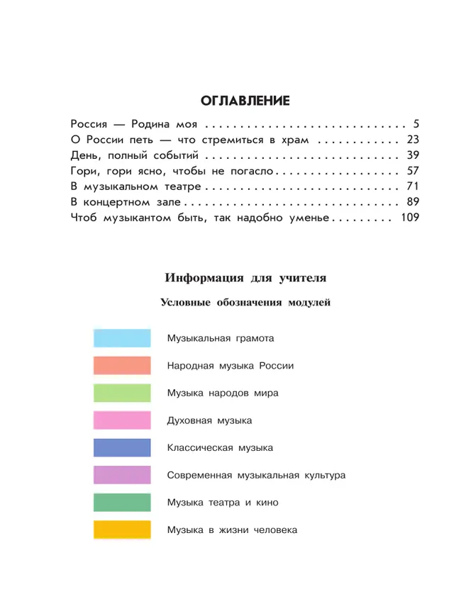 Музыка. 4 класс. Учебник 25
